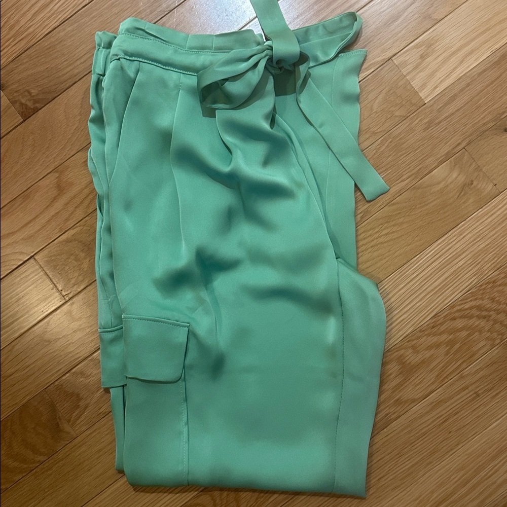 Ramy Brook Allyn Satin Pocket Pants - Picture 5 of 5